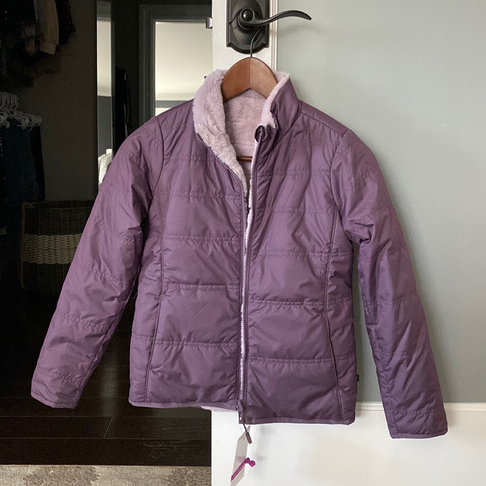 *New with Tags* Athleta Girl Reversible Warm + Fuzzy Jacket